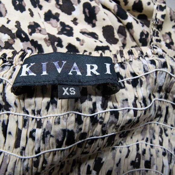 NWOT Kivari Stone Leopard jumpsuit, beige, XS‎ - Picture 10 of 12